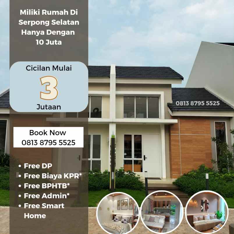 rumah di serpong cicilan 3 jutaan