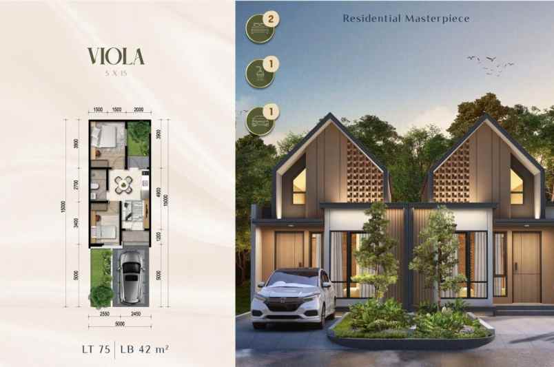 rumah dijual di podomoro parkland