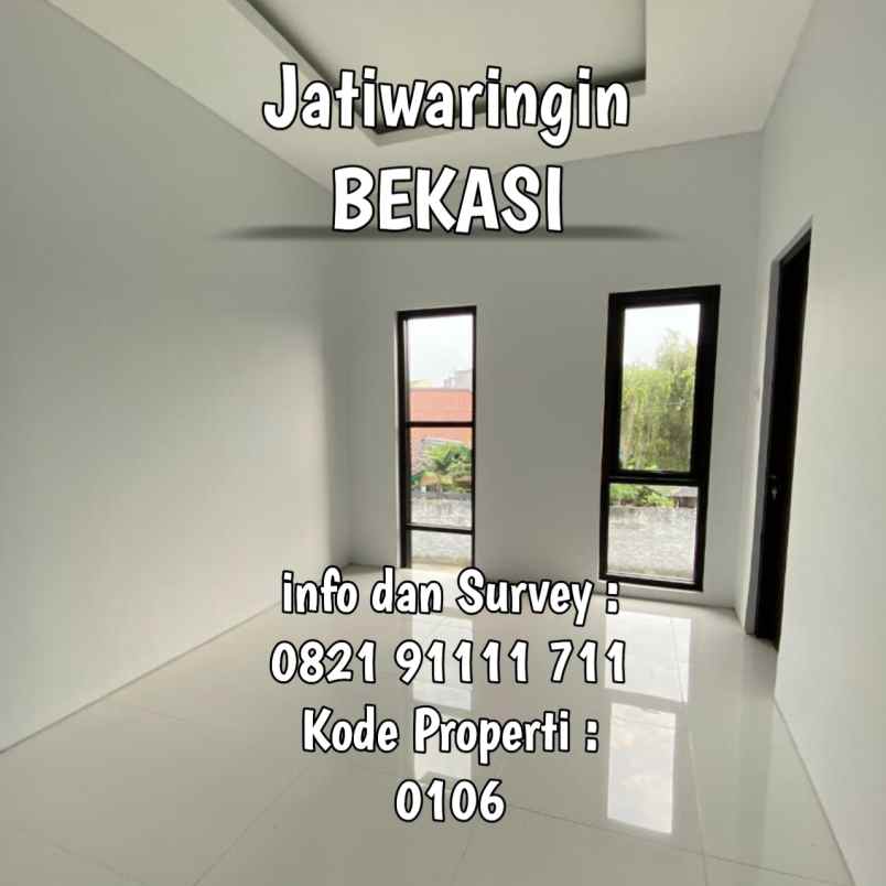 rumah dijual jatiwaringin bekasi siap huni bisa kpr