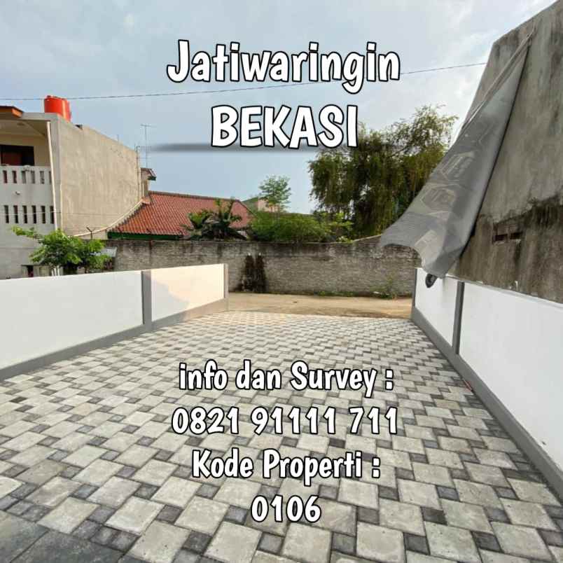 rumah dijual jatiwaringin bekasi siap huni bisa kpr