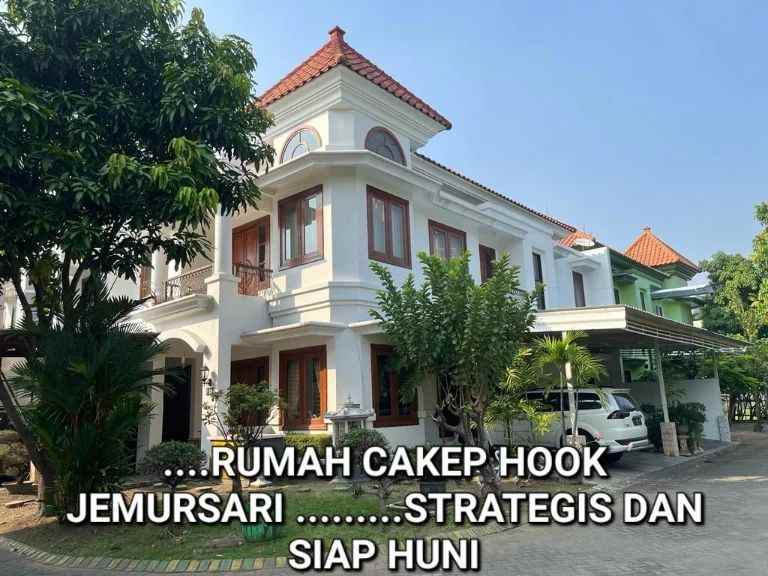 rumah hook murah mewah di jemursari lokasi strategis