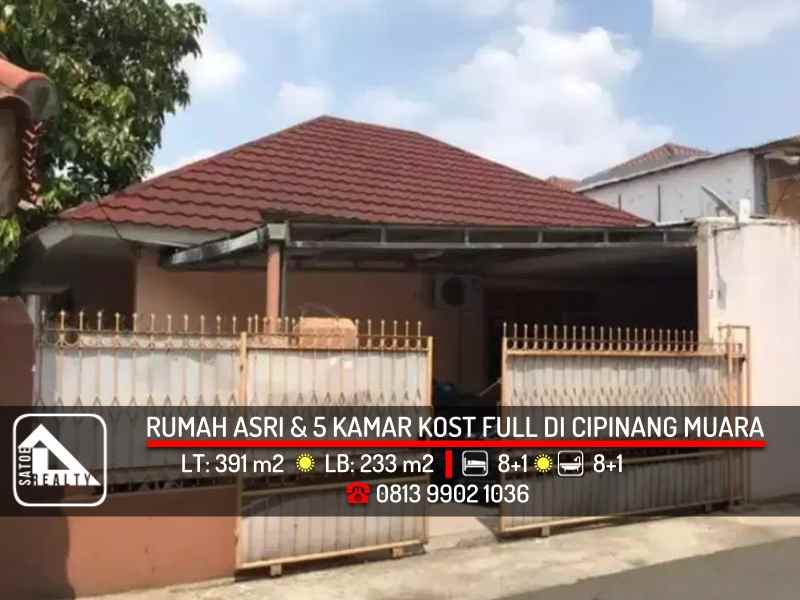 rumah induk kost di cipinang muara jakarta timur