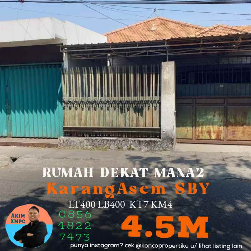 rumah karang asem kenjeran surabaya hook