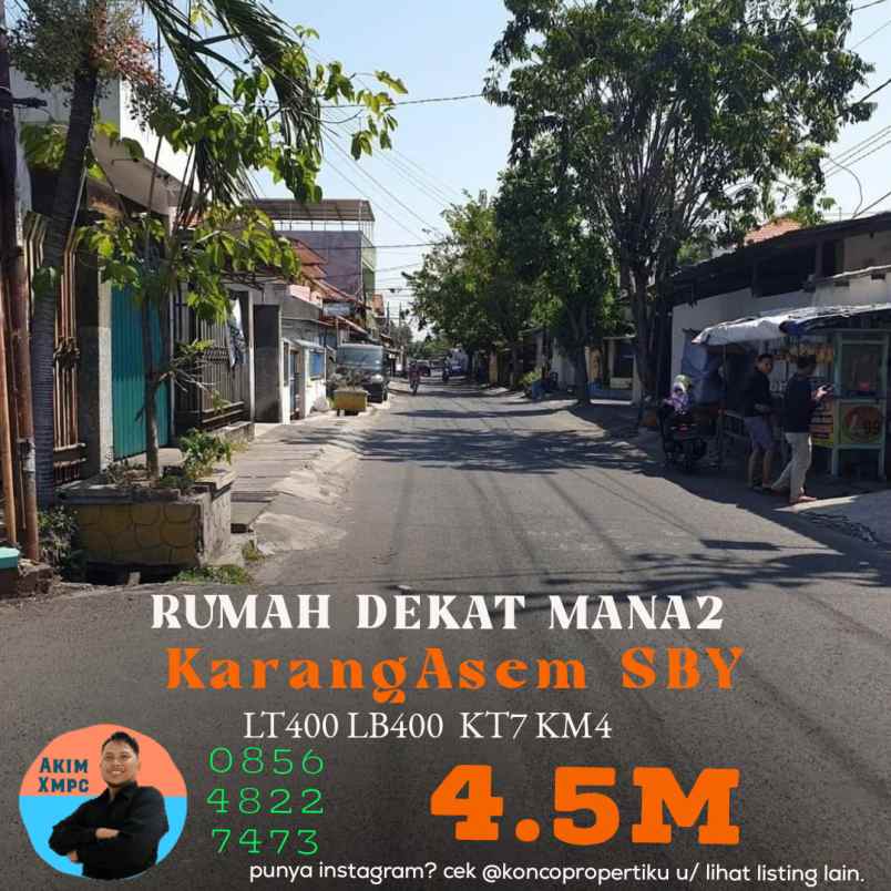 rumah karang asem kenjeran surabaya hook