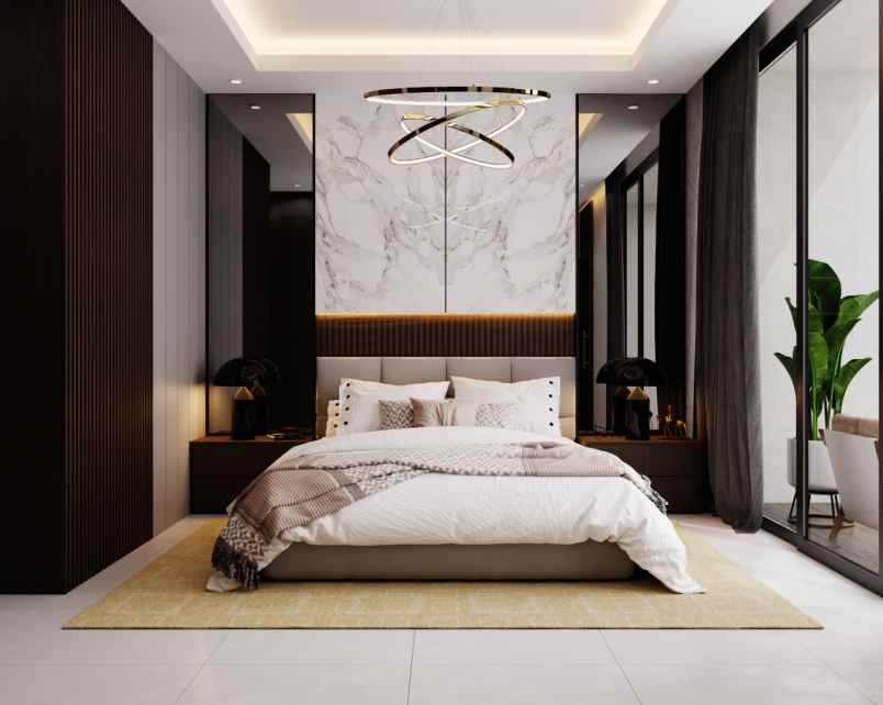 rumah luxury bebas design di kawasan komplek pemda