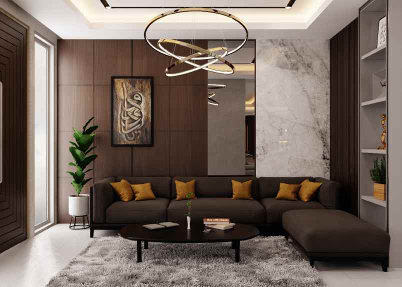 rumah luxury bebas design di kawasan komplek pemda