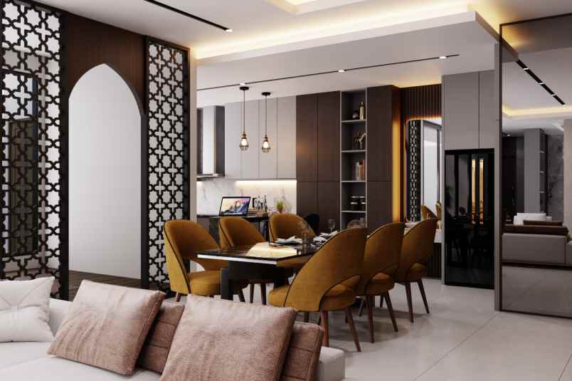 rumah luxury bebas design di kawasan komplek pemda