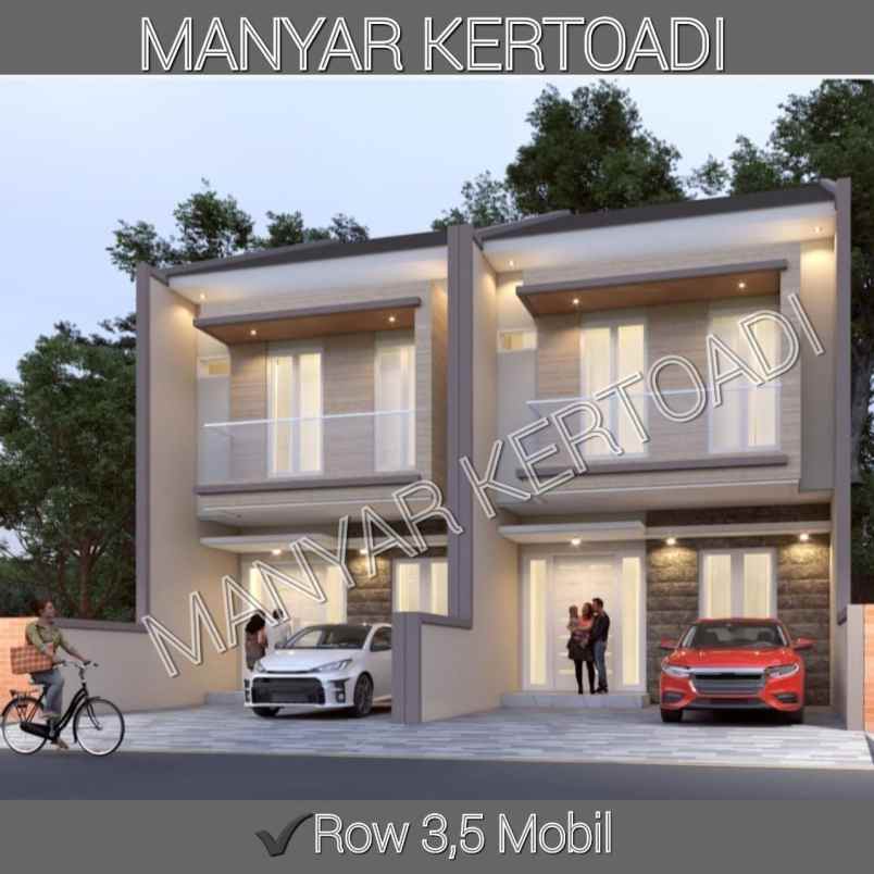 rumah manyar kertoadi new minimalis