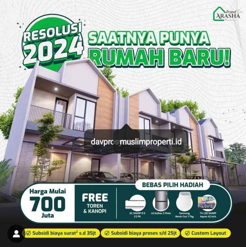 rumah mewah dp 0 jatiasih 1 km gto bekasi jawa barat