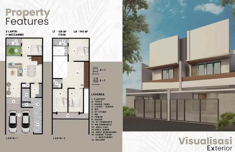 rumah minimalis dekat unair galaxy mall pakuwon city