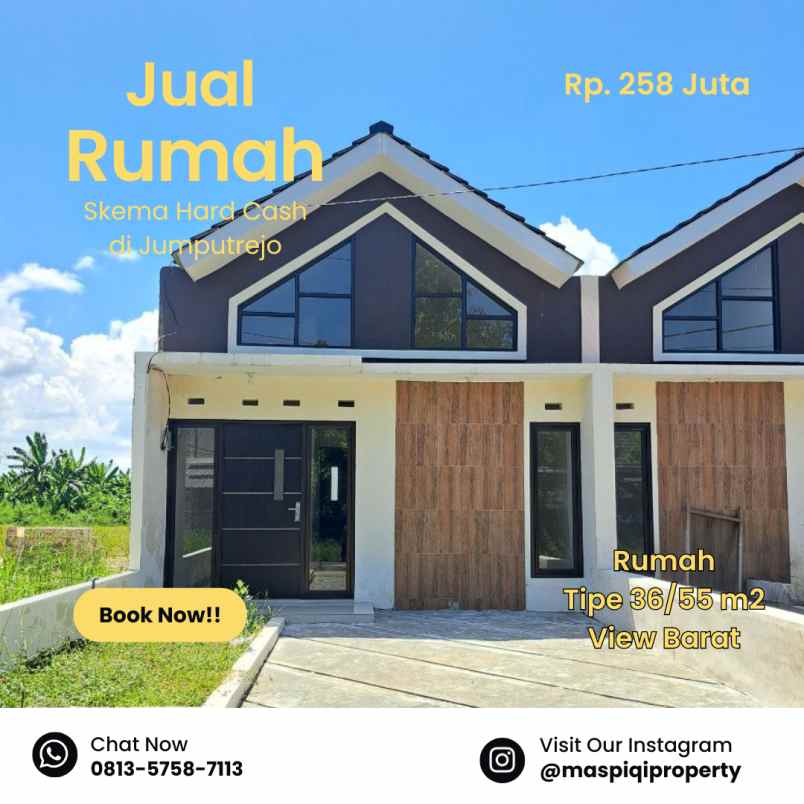 rumah minimalis di sukodono desain modern surat shm