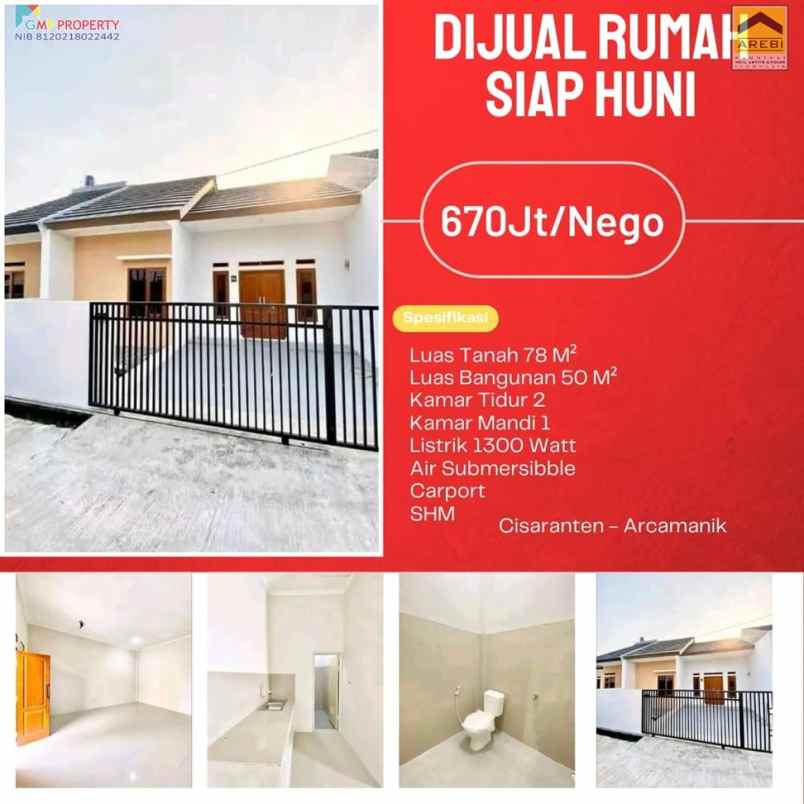 rumah minimalis modern dekat lapang golp arcamanik