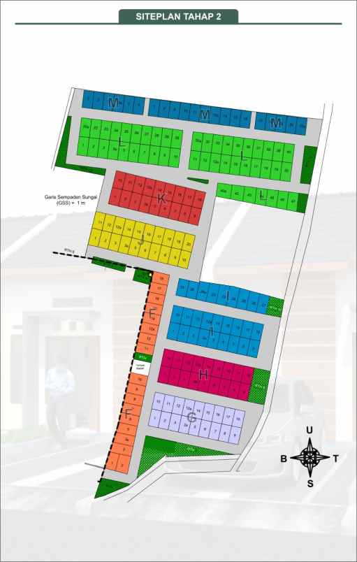 rumah modern minimalis 1 lantai dekat sawojajar