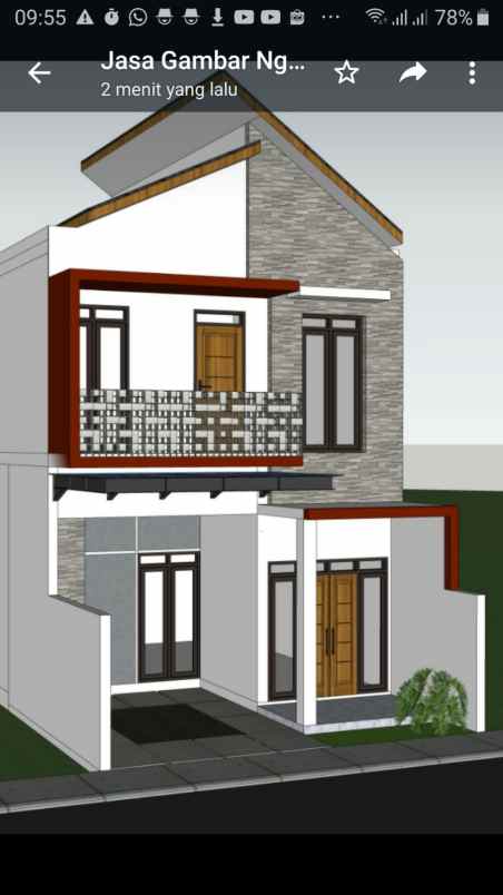 rumah murah 2 lantai cibinong