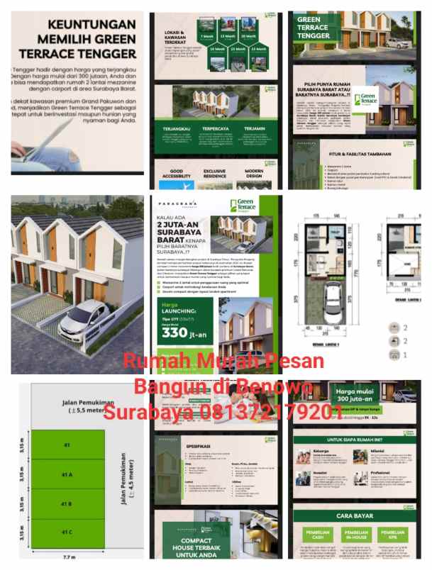 rumah murah pesan bangun benowo surabaya