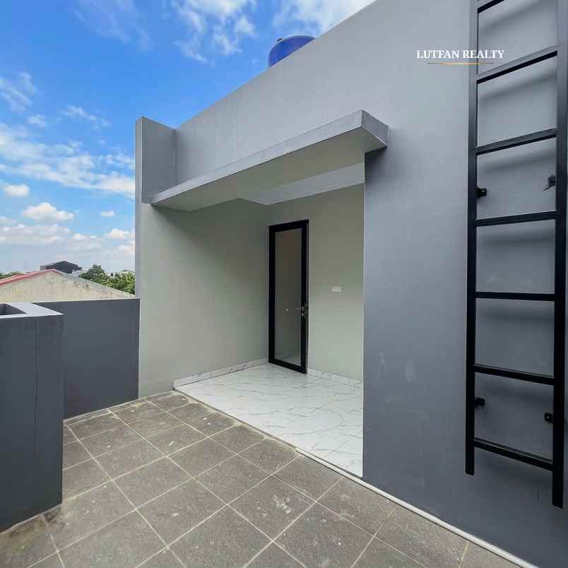 rumah non cluster modern classic tanah baru depok
