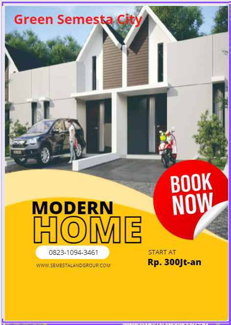 rumah perumahan green semesta city