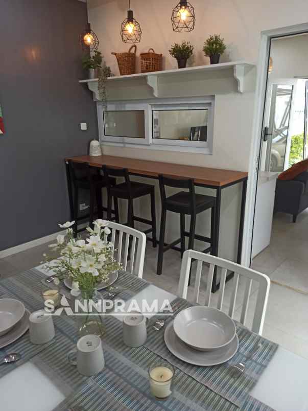 rumah scandinavian 900 jutaan 2 lantai dekat pamulang