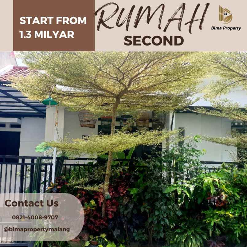 rumah second minimalis siap huni