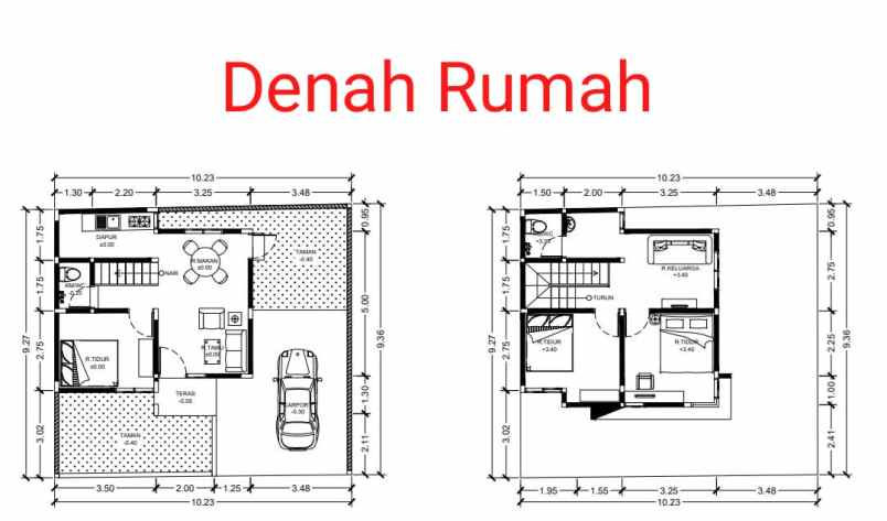 rumah siap huni 2 lantai desain menarik di deket alkid