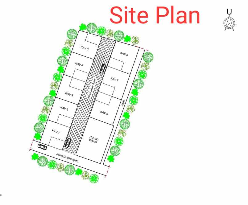 rumah siap huni 2 lantai desain menarik di deket alkid