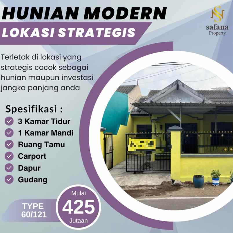 rumah siap huni 400 juta an di kota malang