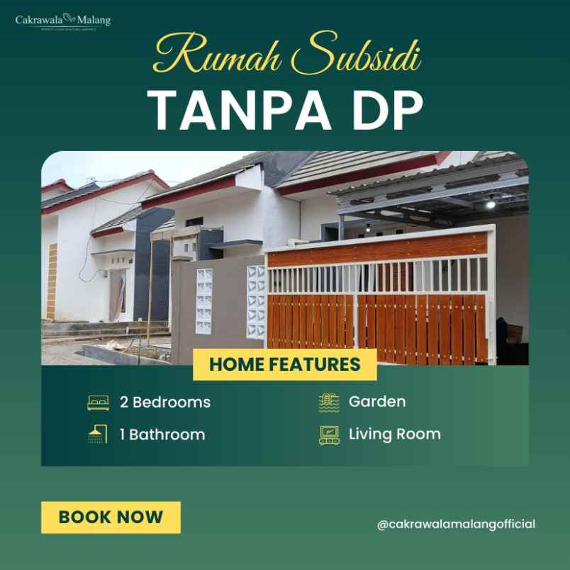 rumah subsidi dp 0 murah di pakisaji