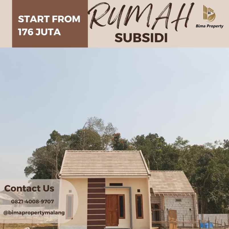 rumah subsidi siap huni area malang