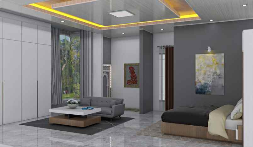 rumah tingkat 2 di cemara suites