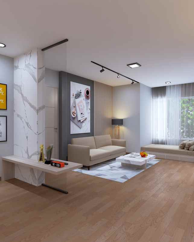 rumah tingkat 2 di cemara suites