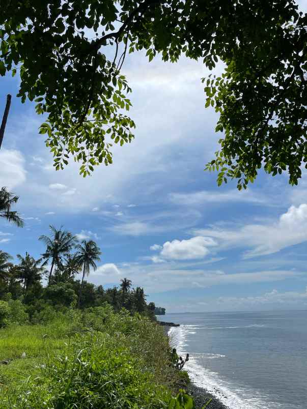 tanah beach front seraya karangasem bali