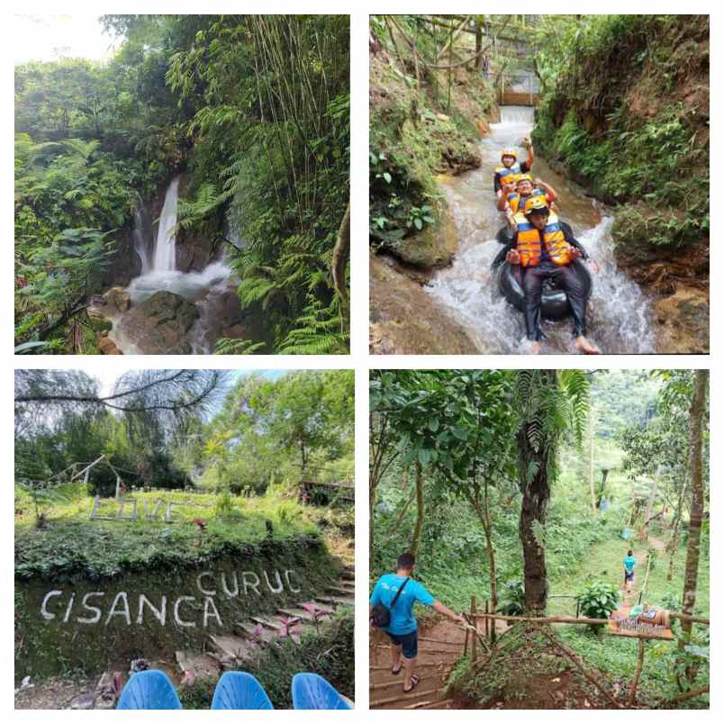 tanah dan air terjun daerah ciater subang