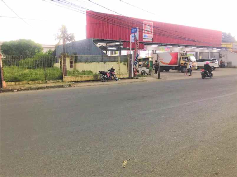 tanah di jalan raya sukahati bogor dekat gor pakansari