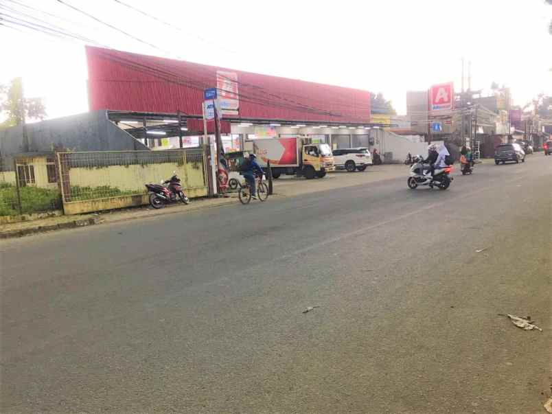 tanah di jalan raya sukahati bogor dekat gor pakansari