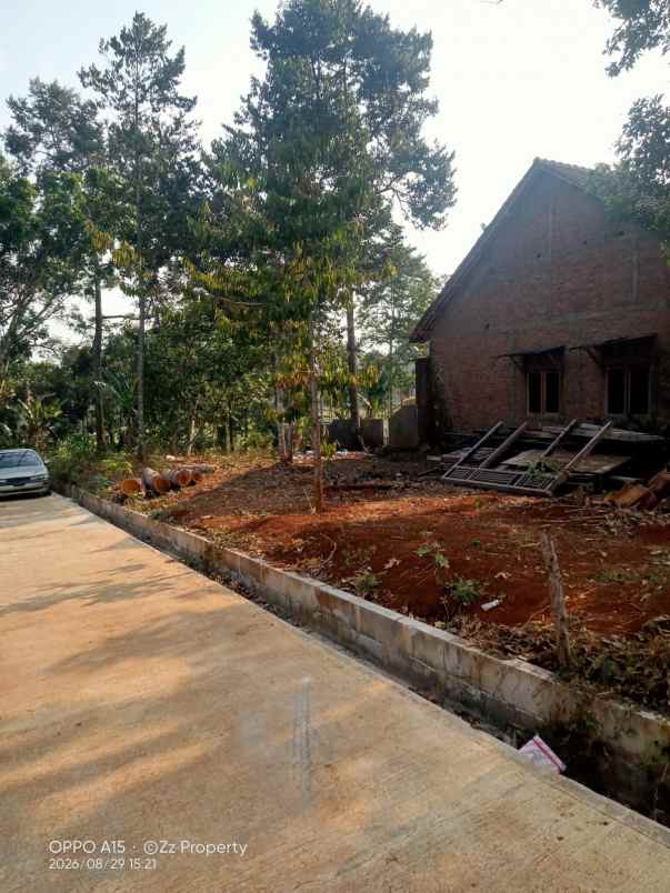 tanah kavling ciamik nempel aspal shm siap bangun