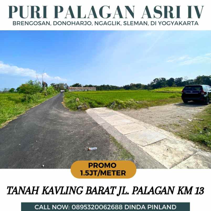 tanah kavling murah dekat jl palagan km 13