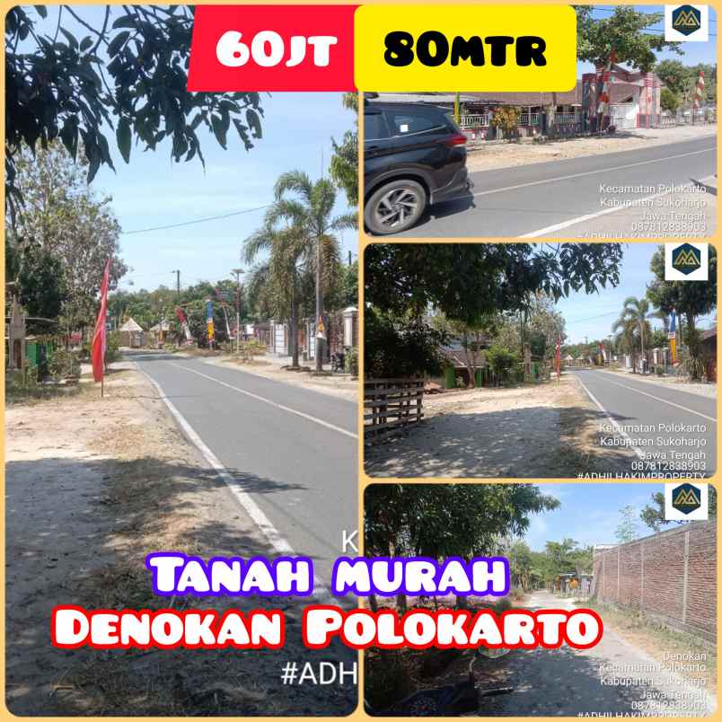 tanah kavling villa denokan polokarto sukoharjo