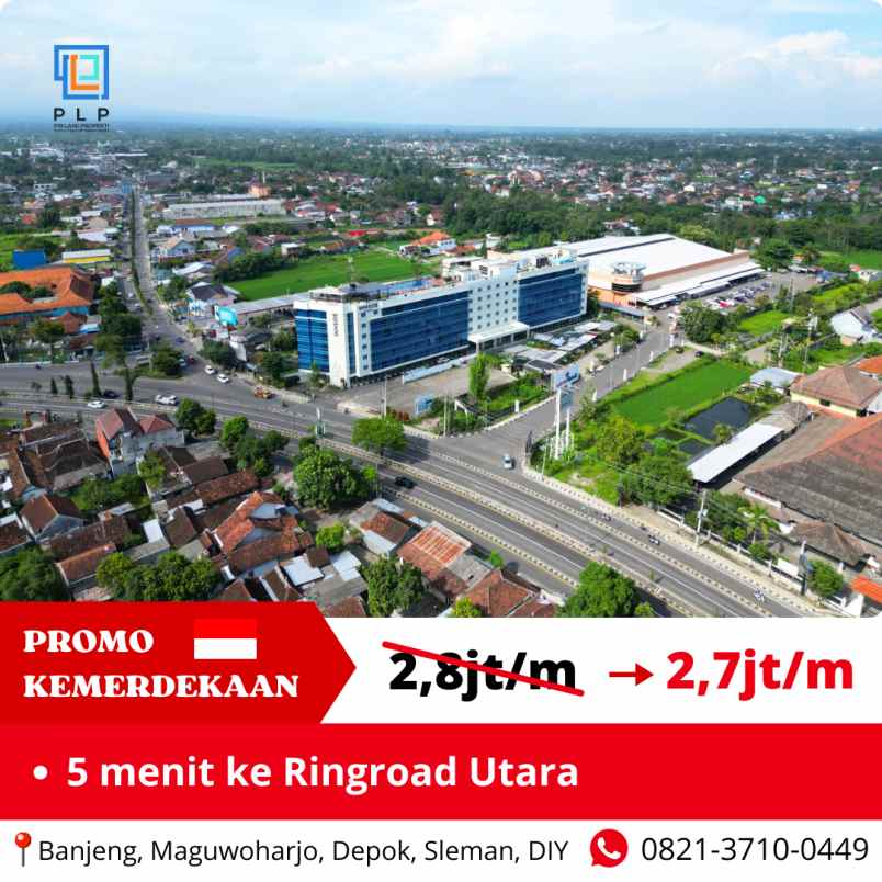 tanah murah 300 jutaan hanya 5 menit ke ringroad utara