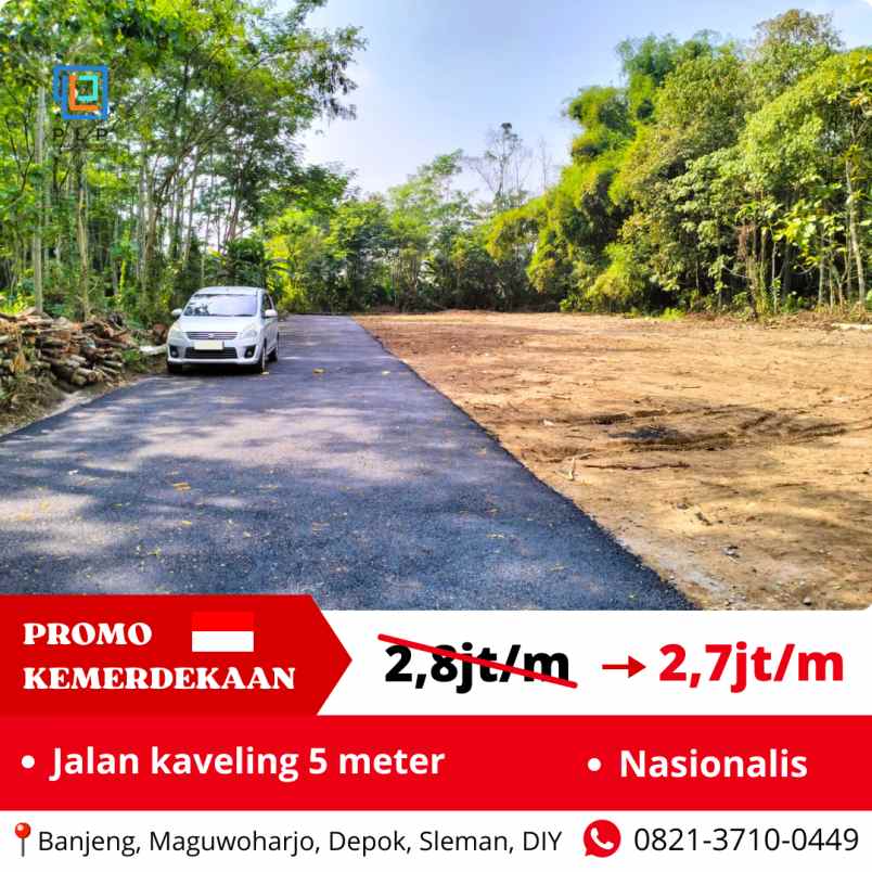 tanah murah 300 jutaan hanya 5 menit ke ringroad utara