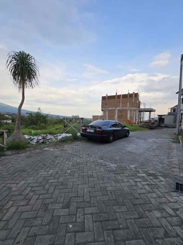 tanah murah luas view pegunungan di temas kota batu