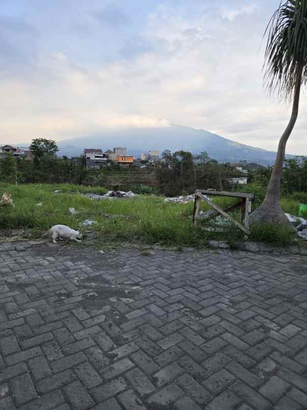 tanah murah luas view pegunungan di temas kota batu