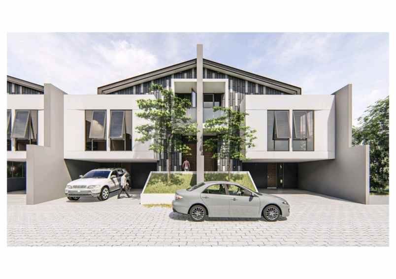 villa cantik 3 lantai di jogja dekat jalan godean