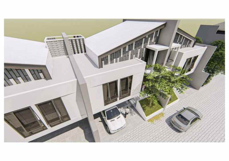 villa cantik 3 lantai di jogja dekat jalan godean