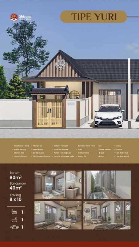 villa estetik hunian dan staycation