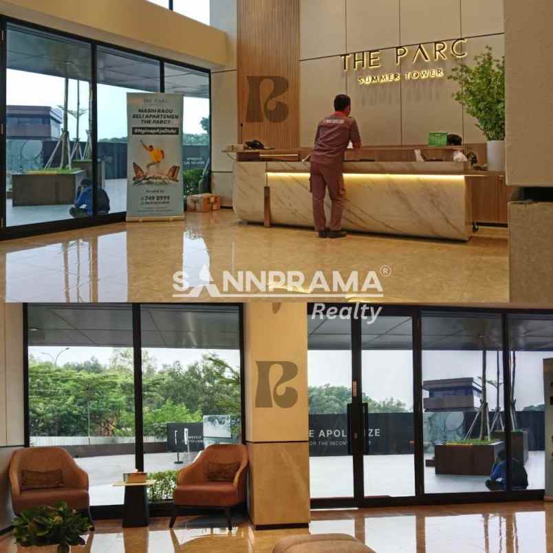apartemen the parc south city type studio