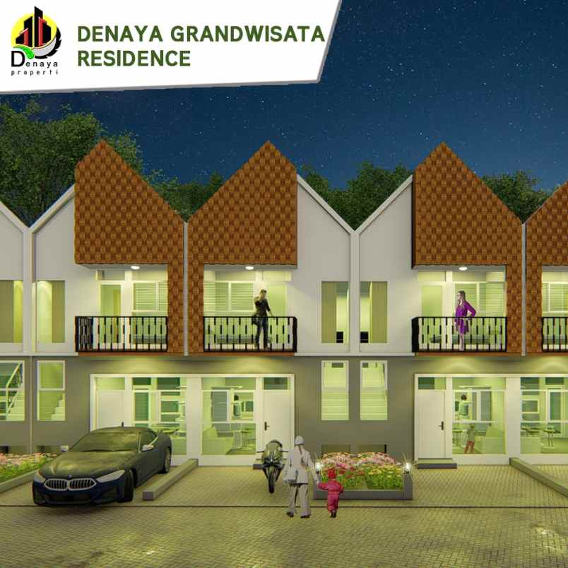 denaya grand wisata rumah 2 lantai di bekasi