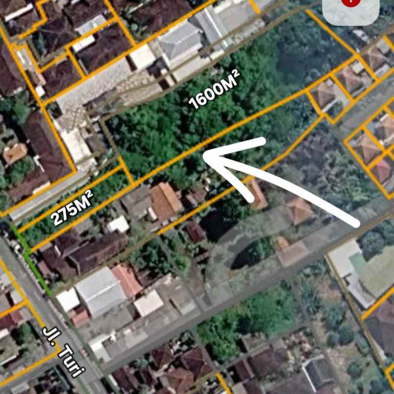 dijual 18 75 are jl turi utama kesiman denpasar