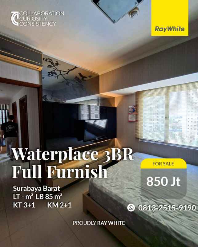 dijual apartemen waterplace residence