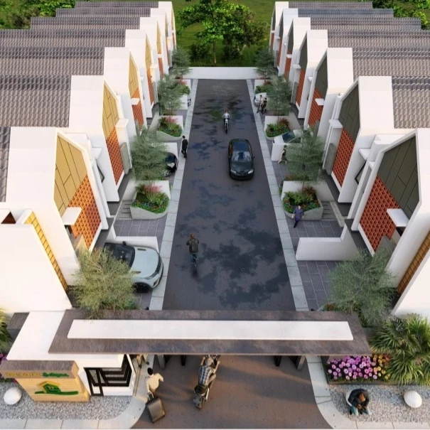 dijual credit rumah modern the royal sakina