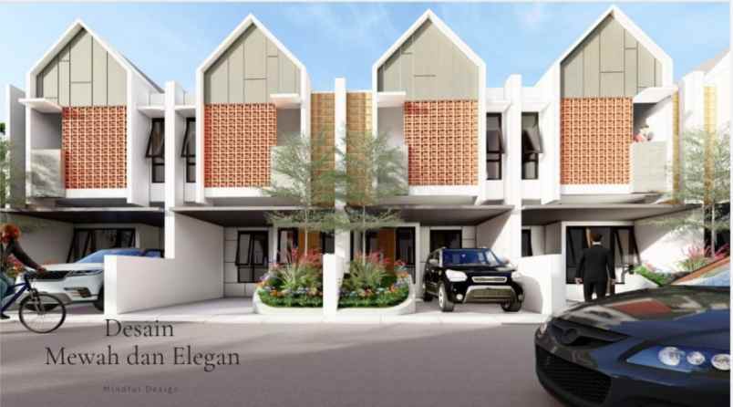 dijual credit rumah modern the royal sakina